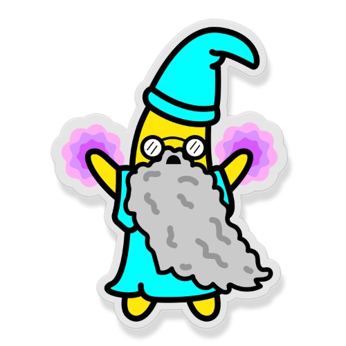 Angry Banandalf Acrylic Pin - July 2021