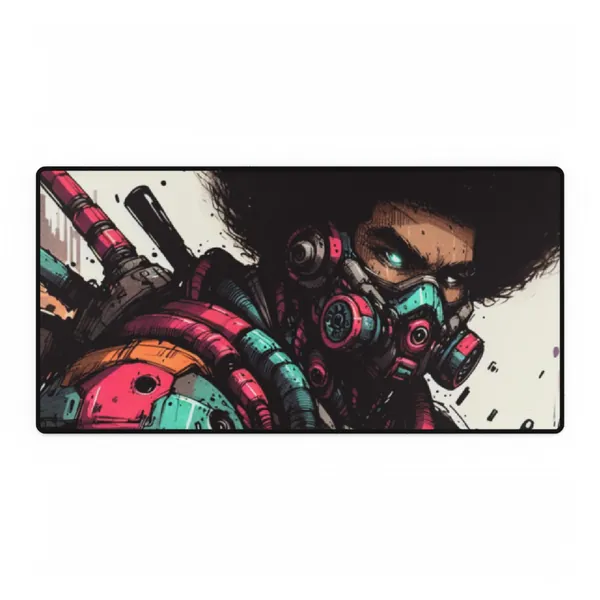 Apocalyptic Warzone Mouse Pad and Desk Mat - 31.5" × 15.5"