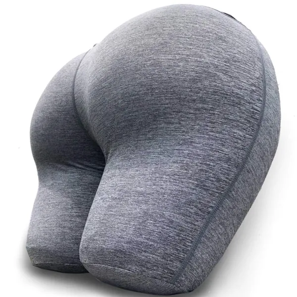 The OMG Buttress Pillow for All Kinds of Sleepers, Squeezers, Slappers, Face-buriers and Helps Relieve Anxiety (Charcoal) - Charcoal