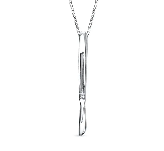 Sterling Silver Scalpel Necklace