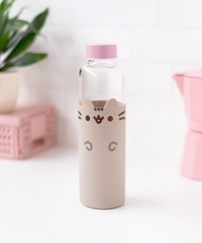 Pusheen Glass Water Bottle | Default Title