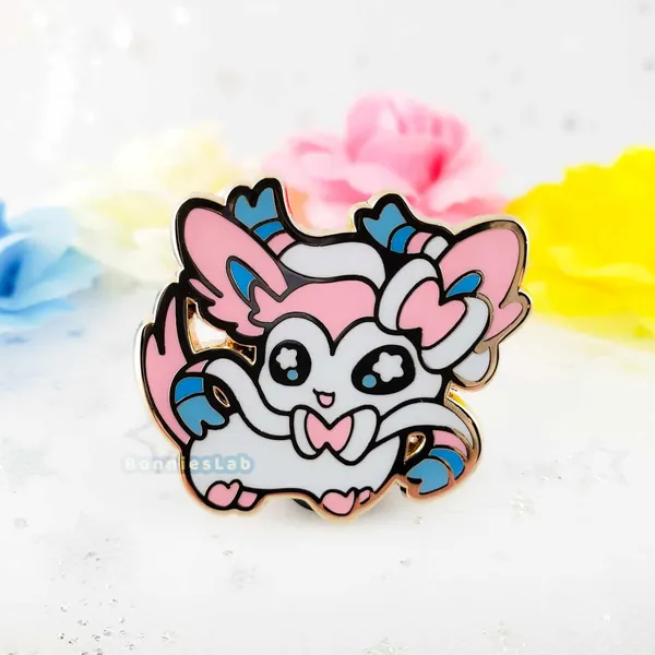 Chibi Sylveon Enamel Pin