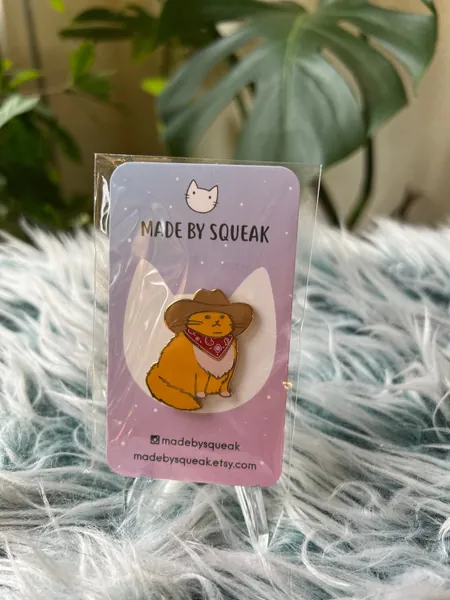 Meowdy ! Cowboy Cat Enamel Pins