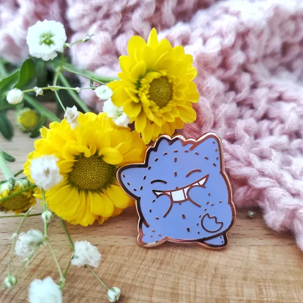 Gengar Pokeplush Enamel Pin