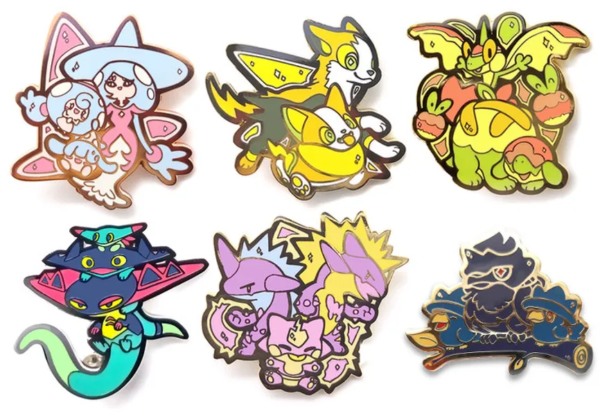 Dragapult Evolution Enamel Pin