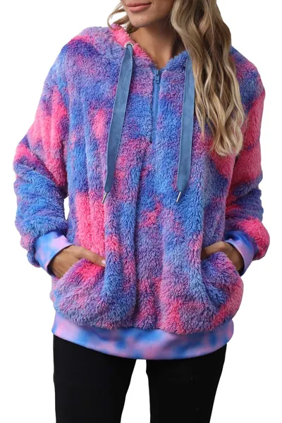 Oversized Fuzzy Fleece Hoodie