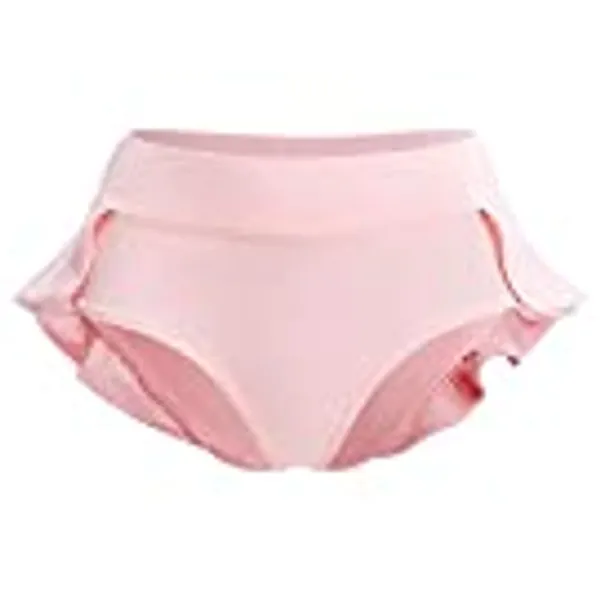 Women's High Waist Ruffle Yoga Shorts Gym Workout Rave Booty Dance Mini Hot Pants Bottoms Active Skirted Panties