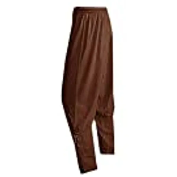 Mens Medieval Ankle Pants Viking Pirate Renaissance Costume Lace Up Tapered Banded Navigator Casual Trousers