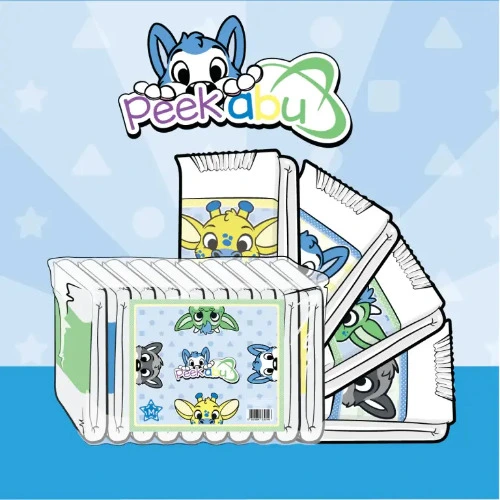 PeekABU | Sample - 2 Diapers / XLarge / No Scent