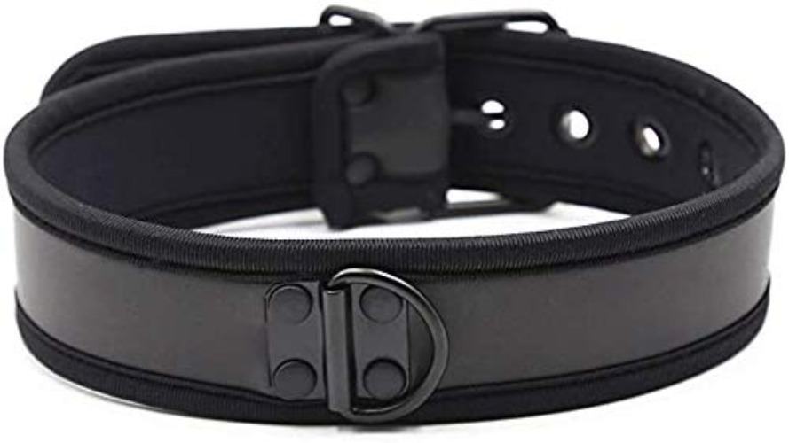 HOT DREAM Neoprene Puppy Custom Choker Collar for Men Women - Black
