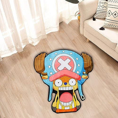 GETATUP Anime Rugs,Anime Shape Rug Anime Area Chopper Cartoon Character Rug for Home Bedrrom Decor Non-Slip Comfortable Durable - O05-3