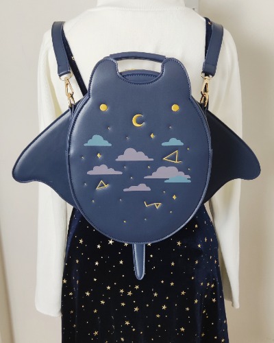 Yomi the Manta Ray bag - Classic (navy)