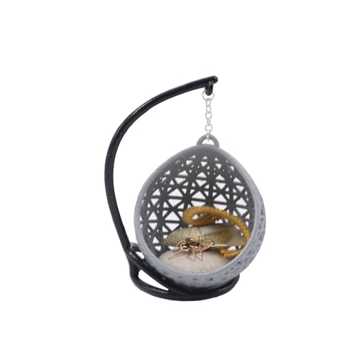 Jumping Spider Hide, Hidden Jumping Spider Habitat, Spider Hideout Decoration, Pet Spider Enclosure Accessories, Jumping Spider Enclosure, Small Pets Toy Resin Swing