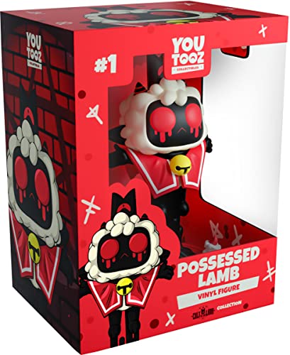 Youtooz Possessed Lamb 5.4" Vinyl Figure, Official Licensed Collectible from Cult of The Lamb Videogame, by Youtooz Cult of The Lamb Collection - Possessed Lamb