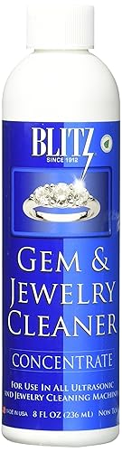 Blitz Gem & Jewelry Cleaner Concentrate 8 fl oz (1-Pack) - 8 Fl Oz (Pack of 1)