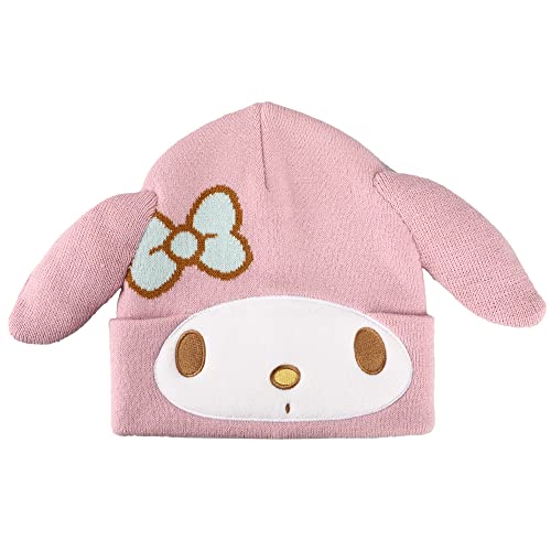 Bioworld My Melody Anime Cartoon Character 3D Bigface Embroidered Fleece Hat Pink