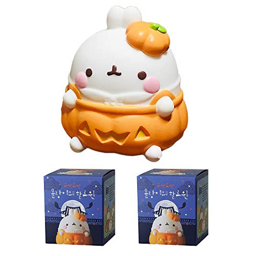 Aven Rabbit Molang Halloween Special Series 2 Box Toys Blind Box Cute Collectible Figure Action Model Girl Birthday Surprise Random Blind Bags Room Desktop Decoration（2 Pack） - Halloween Series 2 - 2 Pack