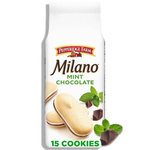 Pepperidge Farm Milano Mint Chocolate Cookies, 7 oz. Bag