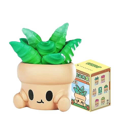 Hugging Succulents 2 Series Blind Box Toys for Girls Cute Figures Action Model Birthday Gift Guess Blind Bag Random Collection Toys Popular Desktop Ornaments（1 Pack） - Hugging Succulents 2(1Pack)