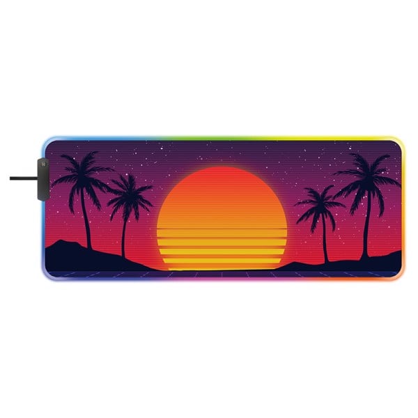 Gaming Mouse Pad - Neon Palm
