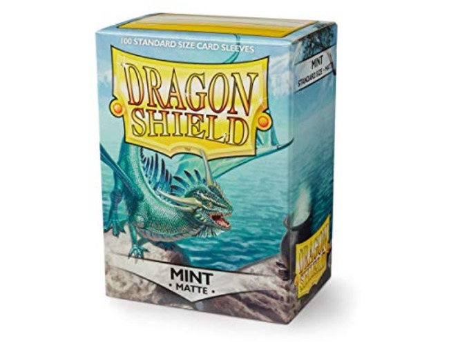 Dragon Shield Standard Size Sleeves – Matte Mint 100CT - Card Sleeves are Smooth & Tough - Compatible with Pokemon, Yugioh, & Magic The Gathering Card Sleeves – MTG, TCG, OCG