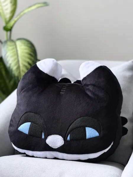 Dart Plush - How to Train Your Dragon Plush - Dart How to Train Your Dragon - HTTYD Plush - HTTYD Dart - Black Dragon Plush