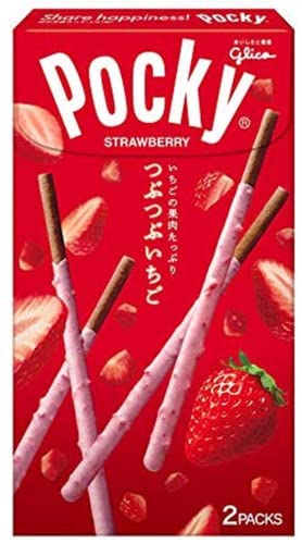 Pocky Glico Heartfull Strawberry Chocolate Sticks Dagashi Snack Japan