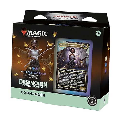 Magic The Gathering Duskmourn's Miracle Worker Commander Deck: House of Horror (Magic: The Gathering)