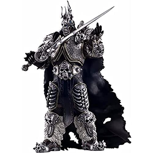 REOZIGN Arthas, Sylvanas Anime Figures Model, World of Warcraft PVC Action Cartoon Manga Game Character Model Statue Figure Toy Collectibles Decorations Gifts for Aniime Fans (Arthas 15cm) - Arthas 15cm