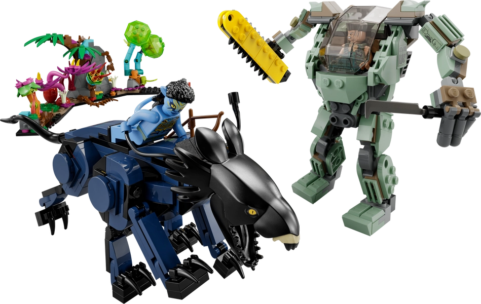 Neytiri & Thanator vs. AMP Suit Quaritch 75571 | LEGO® Avatar | Buy online at the Official LEGO® Shop CA 