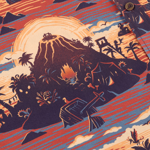 Ginger Island Resort Button Up Shirt | Unisex XL / Pattern