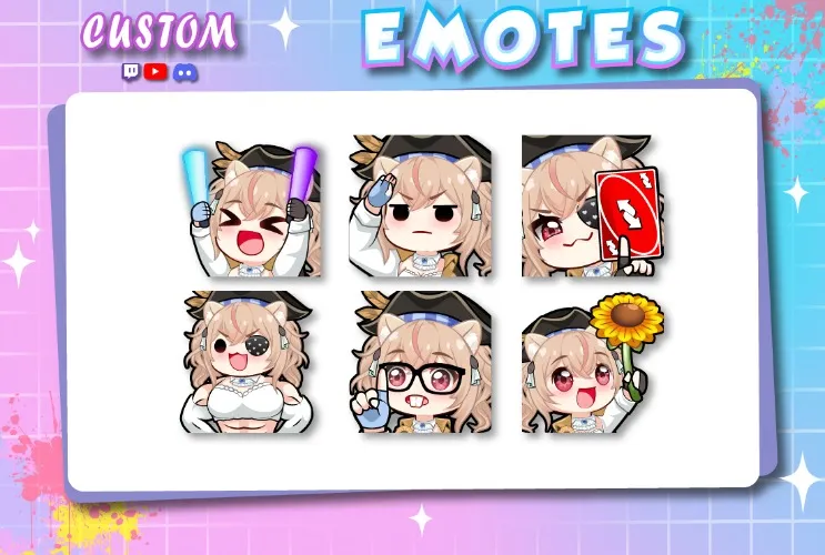 6 MORE EMOTES