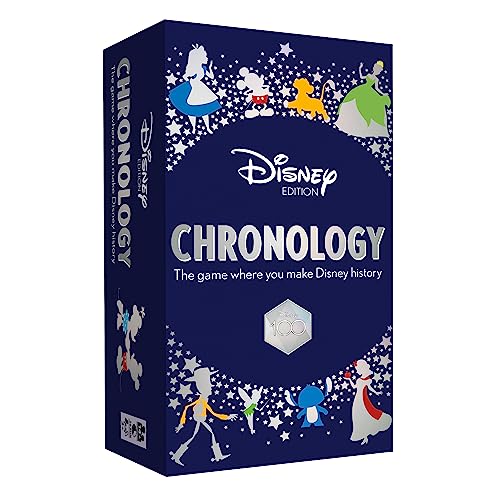 Disney Chronology Game – Family Game - Featuring 150 Disney Events - Make Disney History - Family Game for Night Disney Fans Ages 10 and Up