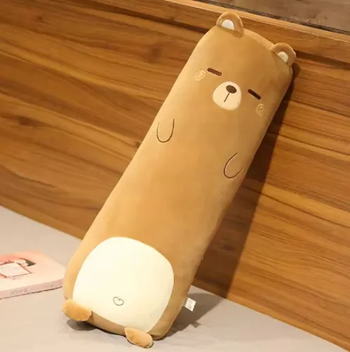 Stuffed Bear Soft Long Sleep Pillow Doll Cushion Kids Girls Gift