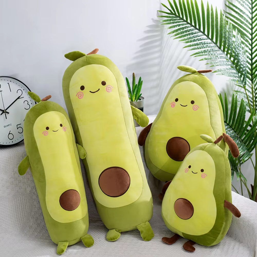 Stuffed Fruit Avocado Doll Green Giant Avocado Plush Toy Soft Doll Big Sleeping Pillow Birthday Cute Gift for Girl Room Decor - AliExpress 26