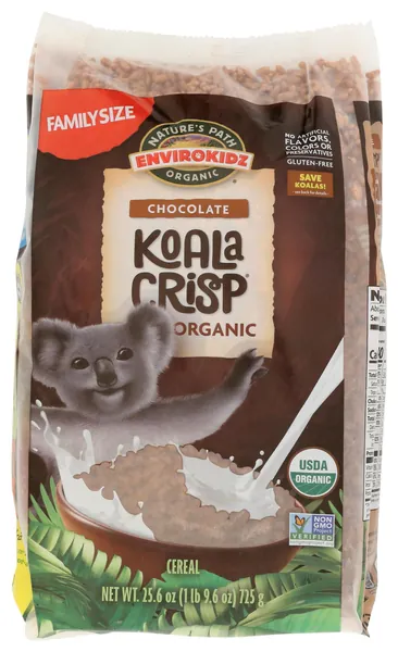 Nature's Path Nature`s Path Envirokidz Organic Chocolate Koala Crisp Eco Pack 725g, 725 g