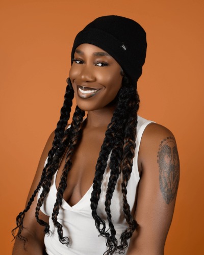 Black Jersey Satin Lined Beanie | Black