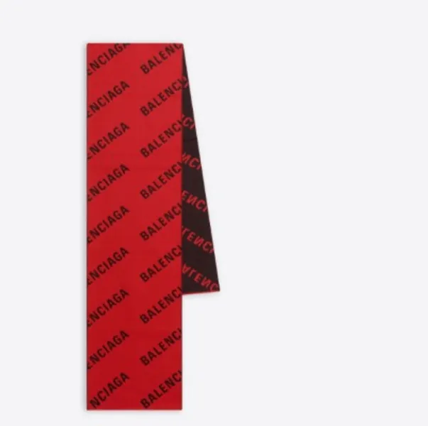 Balenciaga Red Scarf