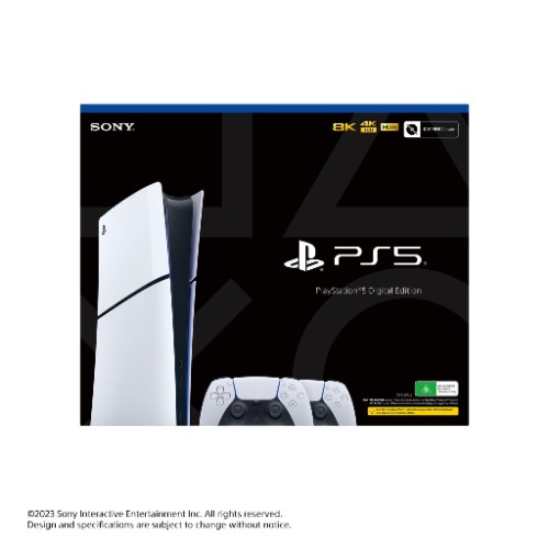 PS5 PlayStation 5 Slim Digital Console Two DualSense™ Wireless Controllers Bundle | Default Title
