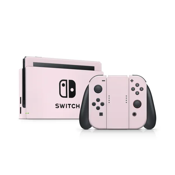 Baby Pink Nintendo Switch Skin