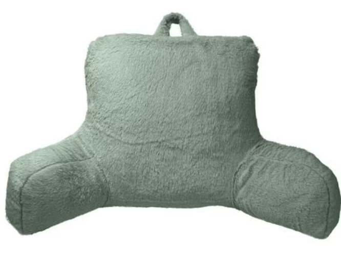 hometrends Solid Colour Fur Bed Rest, 31x16x16"