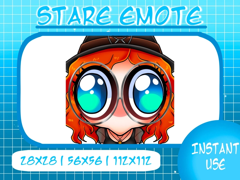 Mikaela Stare Emote, DBD Stare Emote, Twitch Emote