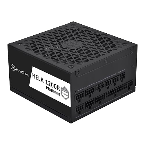 SilverStone Technology HELA 1200R Platinum ATX 3.0 / PCIe Gen 5 1200W Fully Modular Power Supply, SST-HA1200R-PM - Power Supply