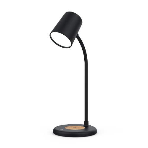 Kingstar Wireless Charger Bluetooth Desk Lamp - black / Universal