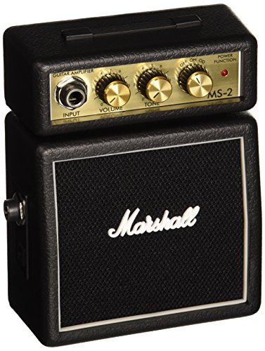 Marshall MS2 Battery-Powered Micro Guitar Amplifier - Black - Amplifier