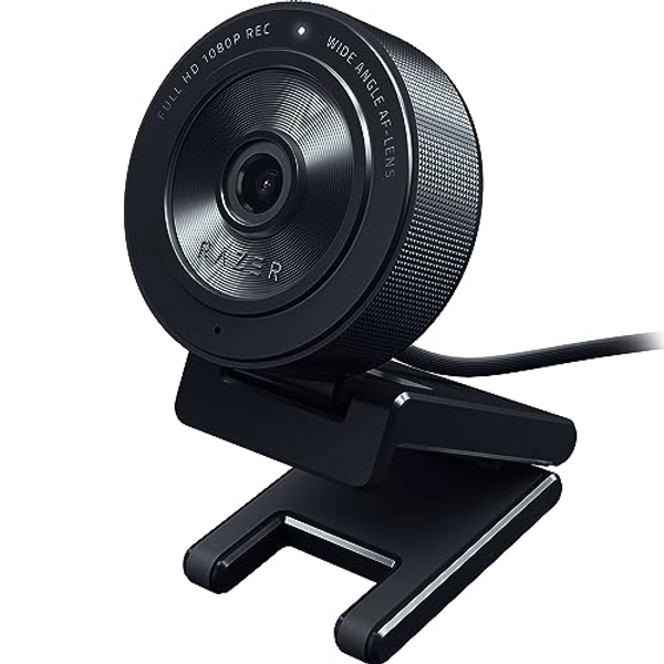 Razer Kiyo X Full HD Streaming Webcam: 1080p 30FPS or 720p 60FPS - Auto Focus - Fully Customizable Settings - Flexible Mounting Options - Works with Zoom/Teams/Skype Conferencing Video Calling