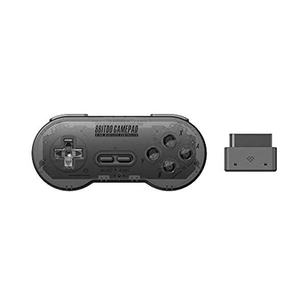 8Bitdo Sn30 2.4G Wireless Gamepad for Original SNES/SFC (Transparent Edition) - Super NES