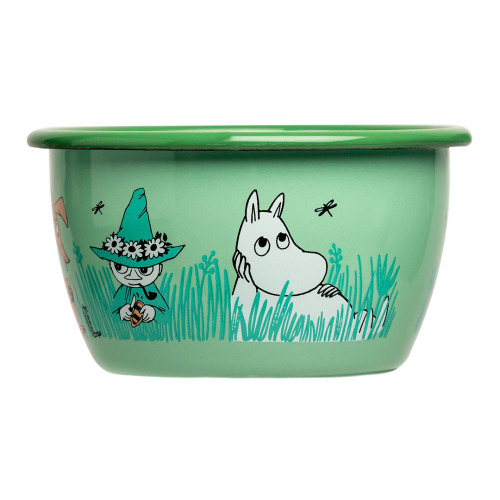 Moomin Enamel Bowl 0.3 L In The Garden Boys | Default Title