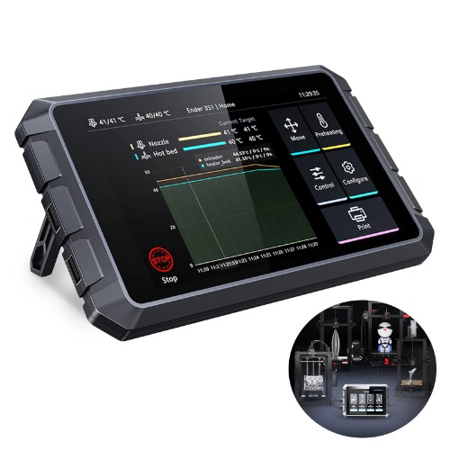 Creality Sonic Pad in Klipper Firmware 3D Printer Smart Pad 7" Touch Control Screen Improved Printing Speed & Quality for Creality Ender 3 V2/S1/S1 Pro and Other FDM 3D Printers - 