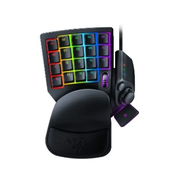 Razer Tartarus Pro Gaming Keypad - 32 Programmable Key (Analog Optical Keys, RGB Chroma, Customisable Pressure Sensitivity) Black